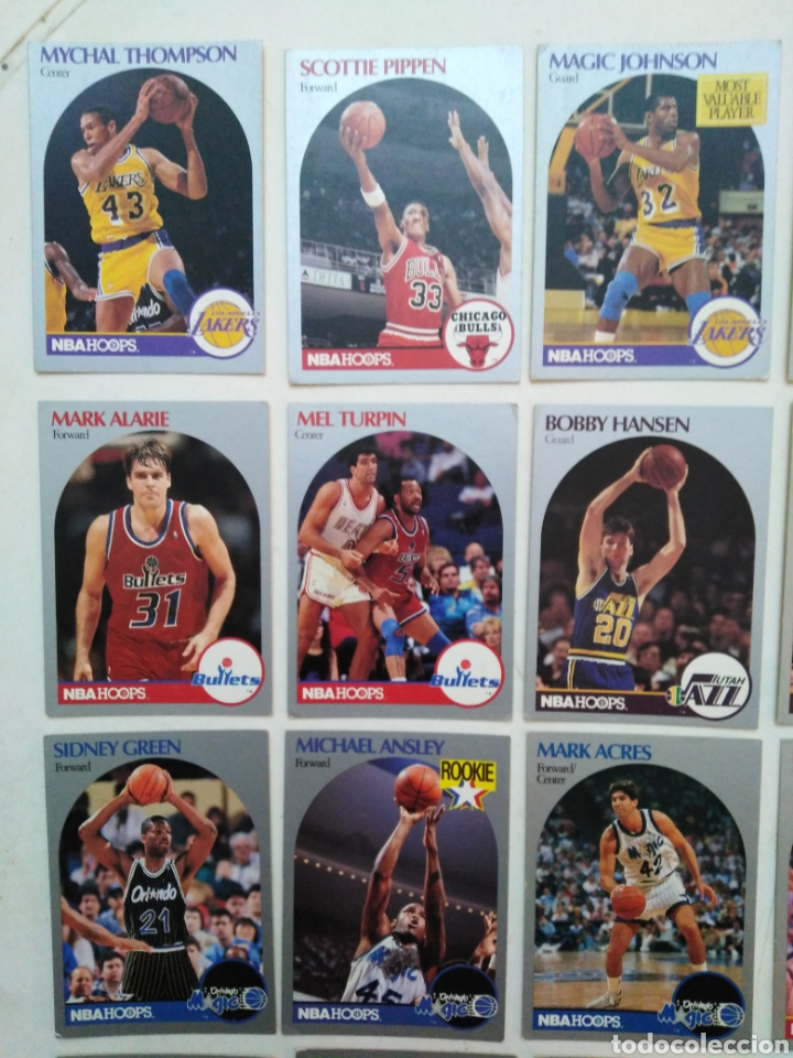 Coleccionismo cromos antiguos: Lote de 83 cromos NBA ( 1990 ) - Foto 5