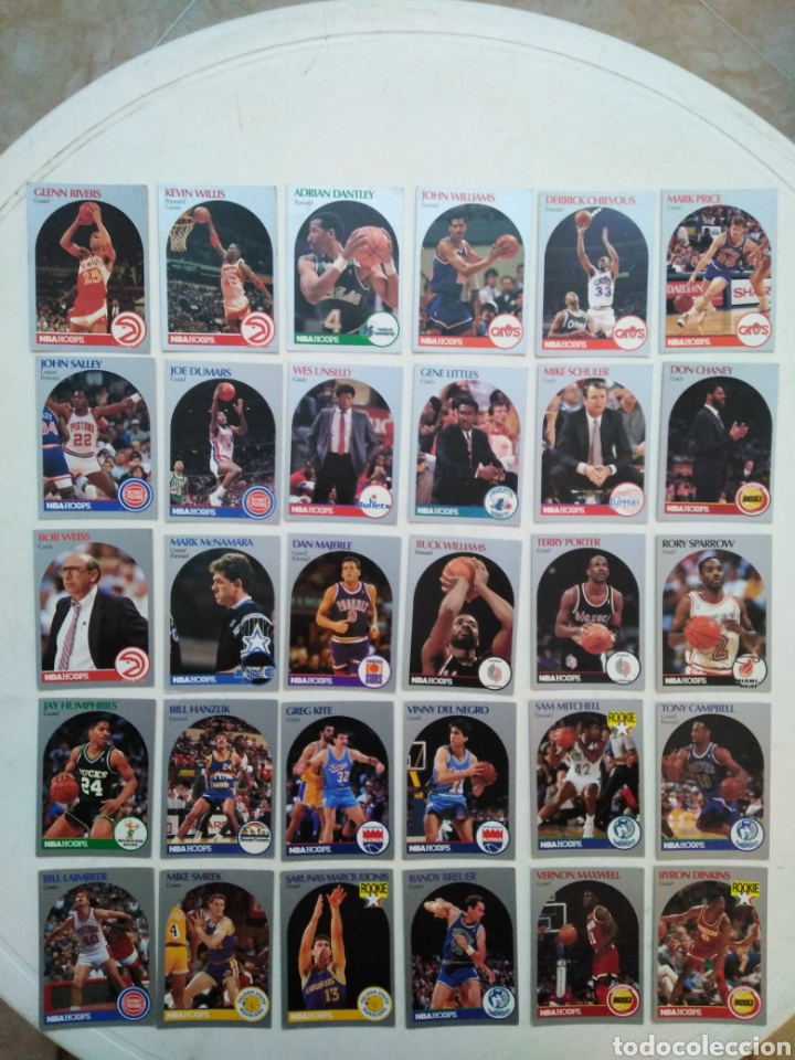 Coleccionismo cromos antiguos: Lote de 83 cromos NBA ( 1990 ) - Foto 9