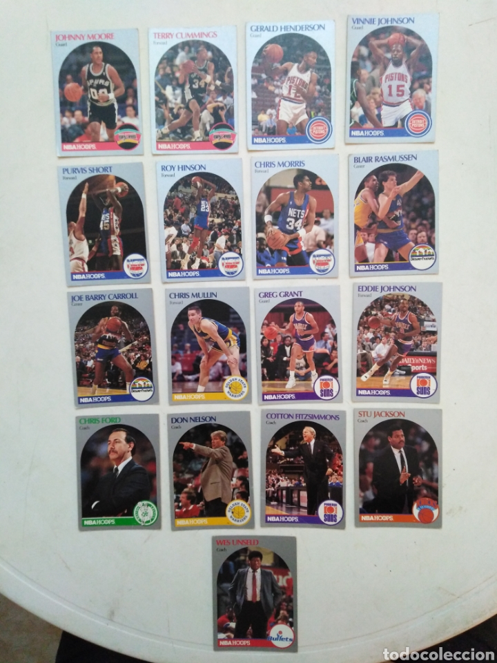 Coleccionismo cromos antiguos: Lote de 83 cromos NBA ( 1990 ) - Foto 14