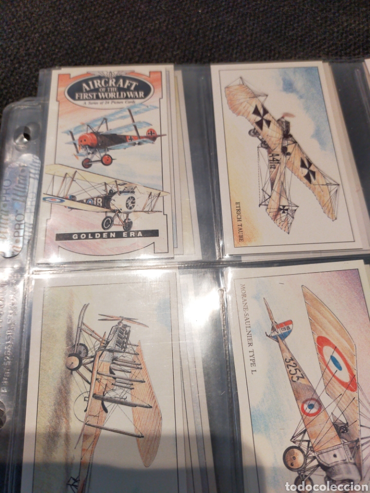 Collectable Antique Stickers: COLECCI&Oacute;N COMPLETA 24 CROMOS CARDS AVIONES AVIACI&Oacute;N PRIMERA GUERRA MUNDIAL MUY BUEN ESTADO