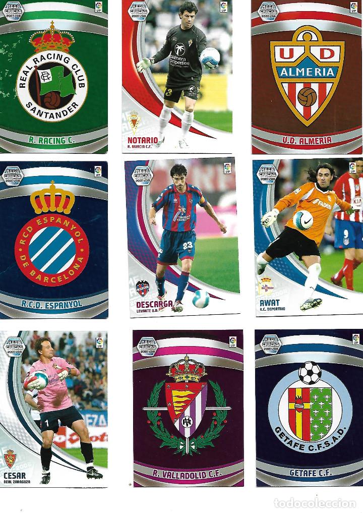Coleccionismo cromos antiguos: coleccion de + 285 fichas MEGA CRACKS de 2007/2008 - Foto 2