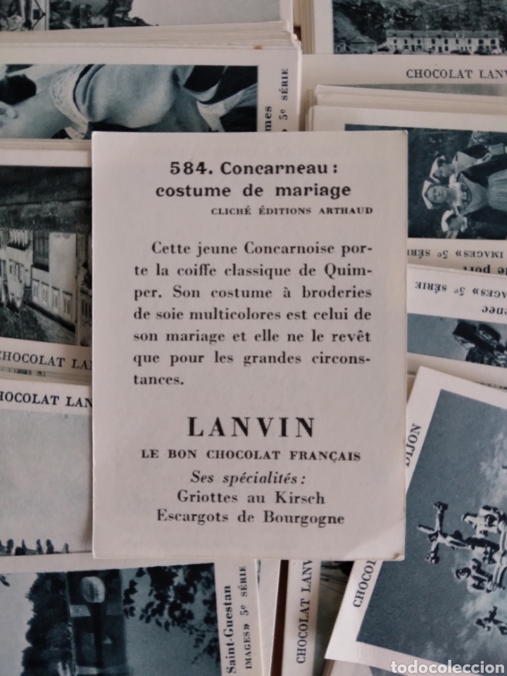 Coleccionismo cromos antiguos: super lote cromos Lanvin, Dijon - Foto 2