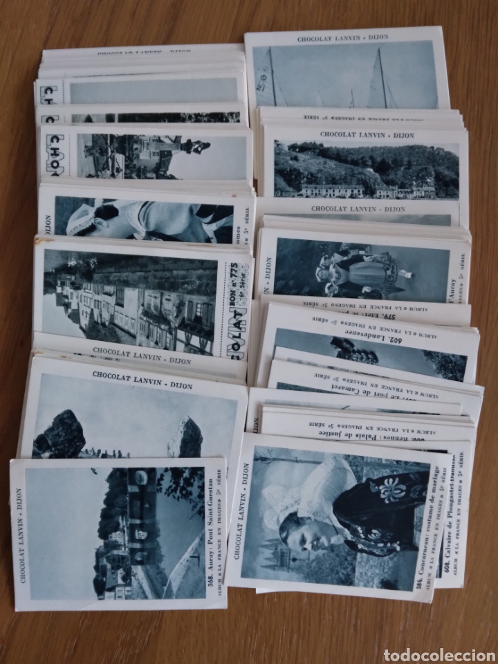 Coleccionismo cromos antiguos: super lote cromos Lanvin, Dijon - Foto 1