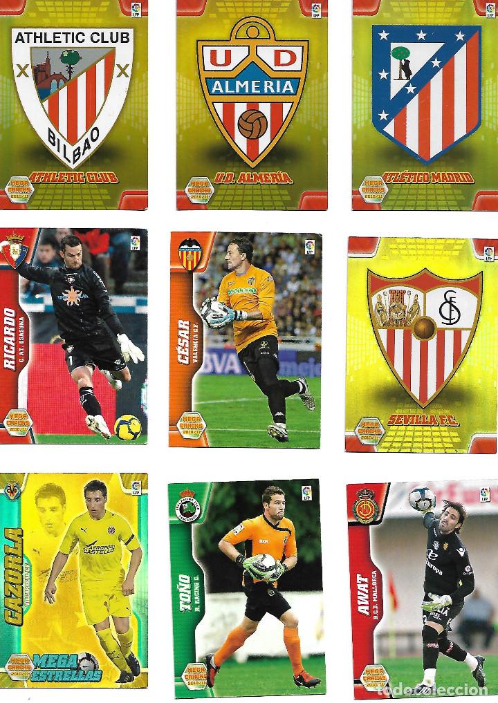 Coleccionismo cromos antiguos: coleccion de 175 fichas MEGA CRACKS de 2010/2011 - Foto 1