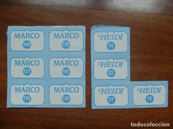 Coleccionismo cromos antiguos: 10 CROMOS HEIDI MARCO RBA 1999 - Foto 2