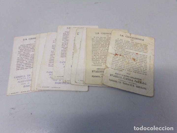 Coleccionismo cromos antiguos: ESTAMOS LIQUIDANDO. COLECCION 12 CROMOS COMPLETA . LA CENICIENTA - Foto 2