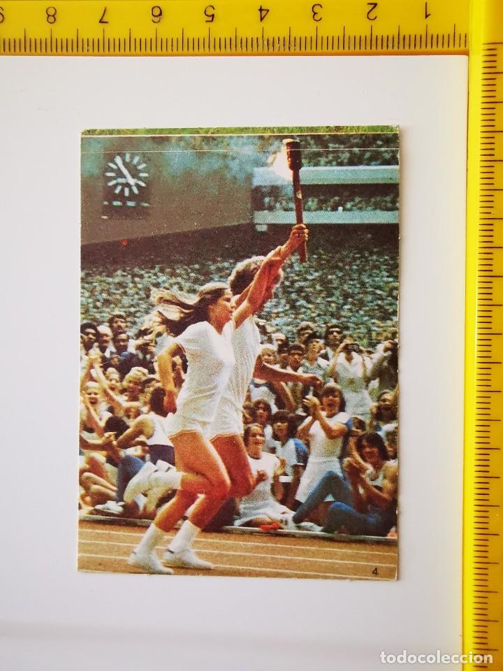 Sammeln alte Sammelbilder: CROMO SIN PEGAR JUEGOS OL&Iacute;MPICOS MONTREAL 1976 N&ordm; 4 ANTORCHA OLIMPICA