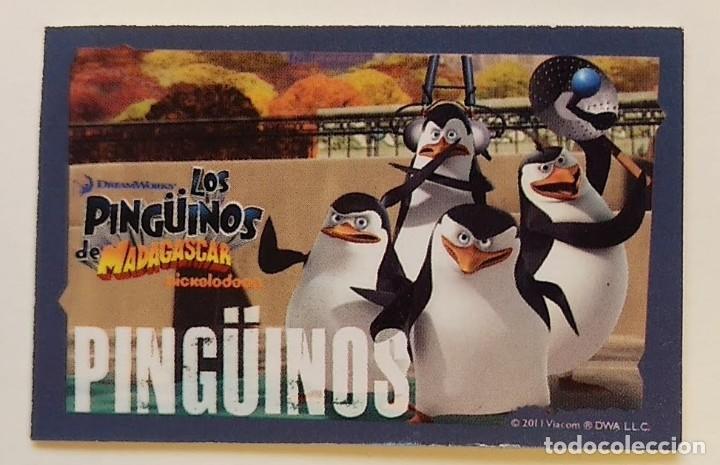 Coleccionismo cromos antiguos: CROMO TATOO STICKER PEGATINA TOSTA RICA LOS PING&Uuml;INOS DE MADAGASCAR a&ntilde;o 2011