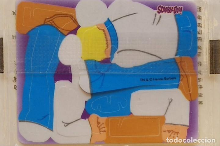 Coleccionismo Cromos antiguos: CROMO TROQUELADO MONTABLE SCOOBY DOO - HANNA BARBERA - TOSTA RICA - SIN ABRIR