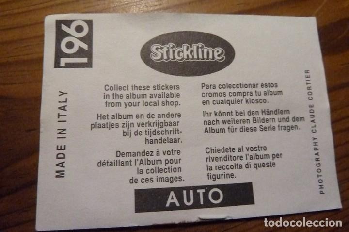 Coleccionismo cromos antiguos: Cromos Stickline AUTO del 1 al 196 - Foto 2