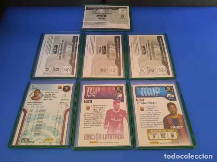 Coleccionismo cromos antiguos: Cromo de messi 2021-2022 - Foto 2