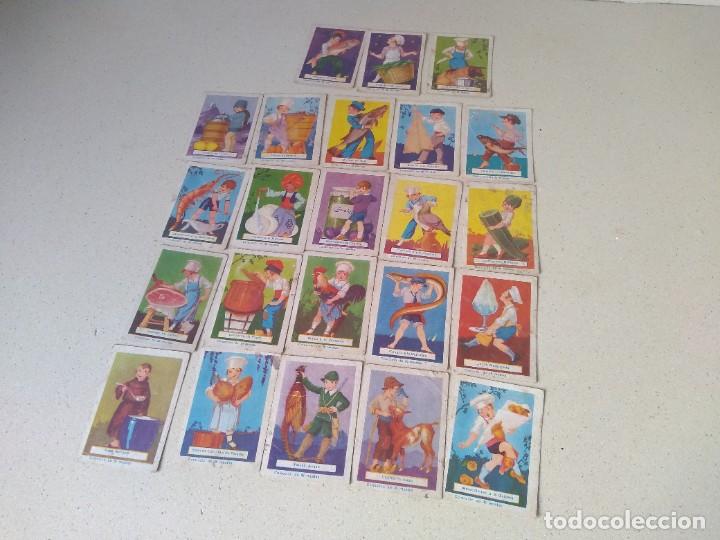 Coleccionismo cromos antiguos: 23 cromos antiguos recetas Fulmit