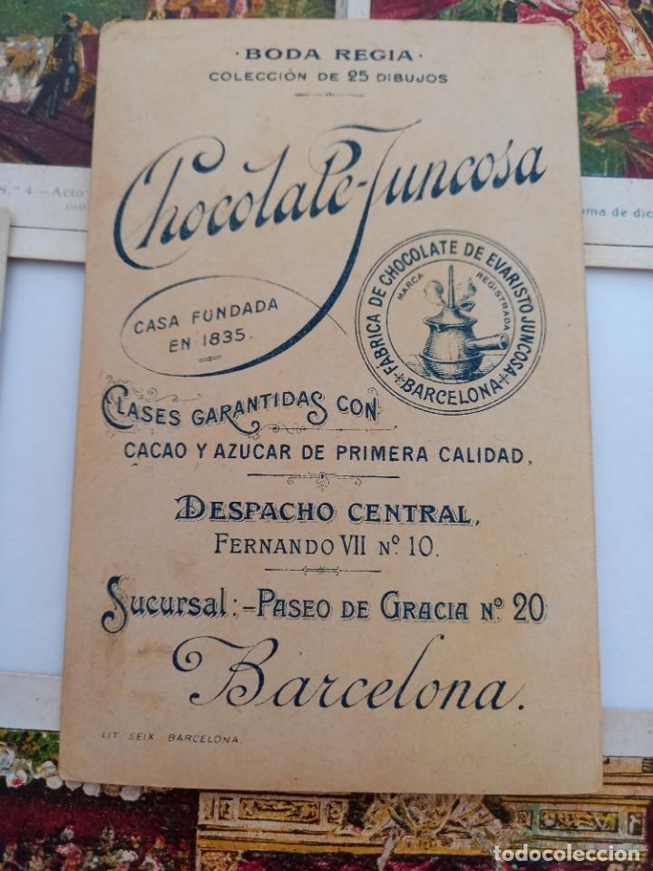 Coleccionismo cromos antiguos: Cromos Chocolate Juncosa - Foto 3