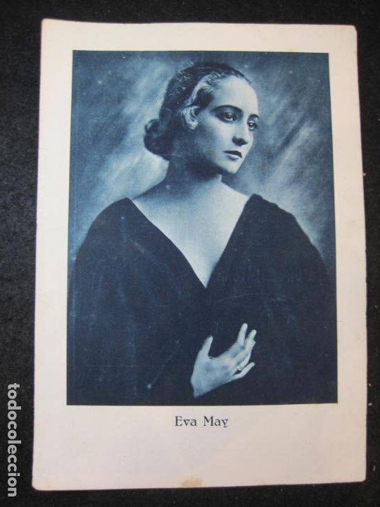 Collectionnisme Cartes &agrave; collectionner anciennes: EVA MAY-CROMO GRANDE-CHOCOLATE JUNCOSA-CINE-BARCELONA-VER FOTOS-(K-3919)