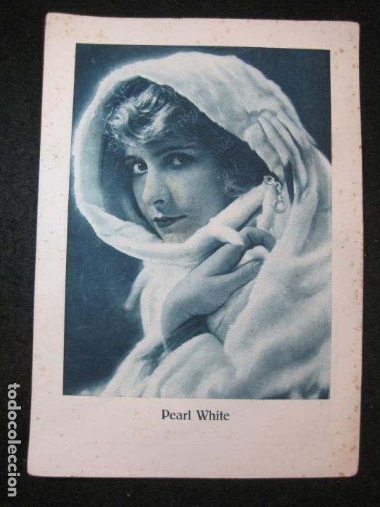Collectionnisme Cartes &agrave; collectionner anciennes: PEARL WHITE-CROMO GRANDE-CHOCOLATE JUNCOSA-CINE-BARCELONA-VER FOTOS-(K-3921)