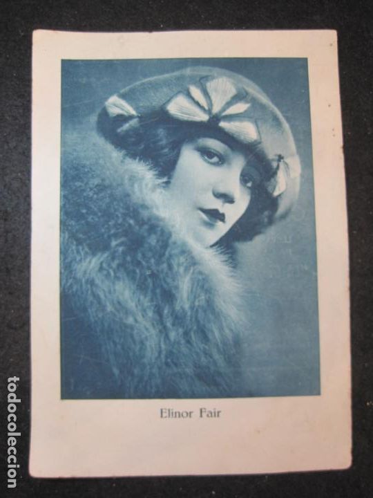 Coleccionismo cromos antiguos: ELINOR FAIR-CROMO GRANDE-CHOCOLATE JUNCOSA-CINE-BARCELONA-VER FOTOS-(K-3922)