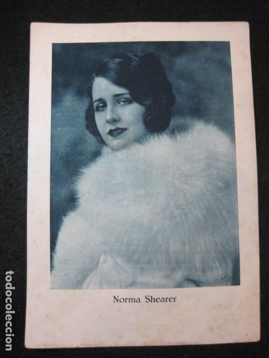 Coleccionismo cromos antiguos: NORMA SHEARER-CROMO GRANDE-CHOCOLATE JUNCOSA-CINE-BARCELONA-VER FOTOS-(K-3925)