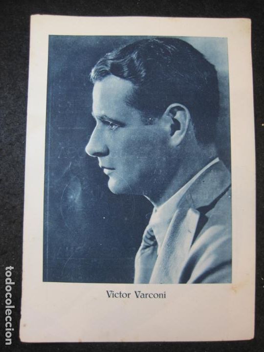 Coleccionismo cromos antiguos: VICTOR VARCONI-CROMO GRANDE-CHOCOLATE JUNCOSA-CINE-BARCELONA-VER FOTOS-(K-3928)