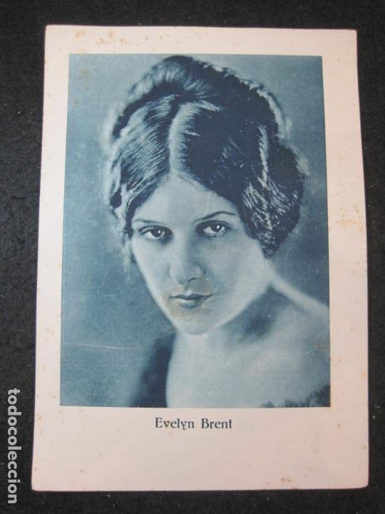 Coleccionismo cromos antiguos: EVELYN BRENT-CROMO GRANDE-CHOCOLATE JUNCOSA-CINE-BARCELONA-VER FOTOS-(K-3930)