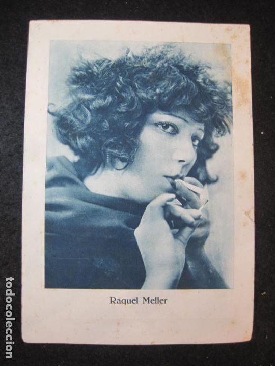 Coleccionismo cromos antiguos: RAQUEL MELLER-CROMO GRANDE-CHOCOLATE JUNCOSA-CINE-BARCELONA-VER FOTOS-(K-3934)