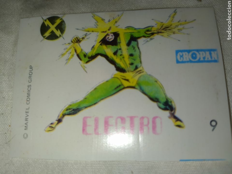 Coleccionismo cromos antiguos: CROMO ELECTRO N&Uacute;MERO 9 CROPAN. MARVEL - Foto 1
