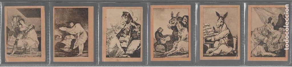 Collezionismo Figurine antiche: CROMOS ANTIGUOS, -LOS CAPRICHOS.- GOYA- SERIE n&ordm; 29-. N&ordm; 34 AL 39 VER FOTOS