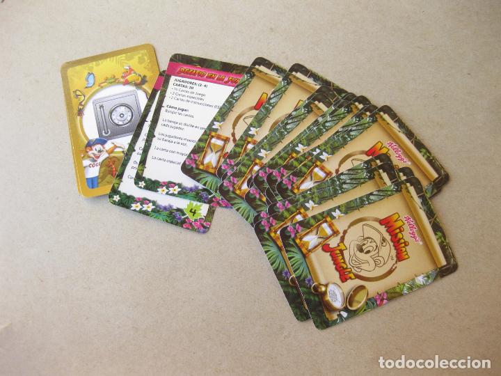 Coleccionismo cromos antiguos: BARAJA O JUEGO DE CARTAS DE MISSION JUNGLE KELLOGS - KELLOG&acute;S - Foto 5