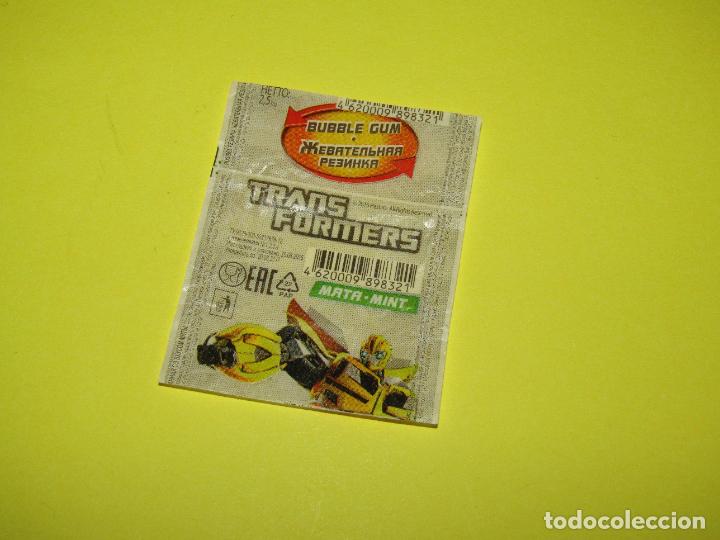 Coleccionismo cromos antiguos: Antiguo Envoltorio de Chicle Bubble Gum TRANSFORMERS - Foto 1
