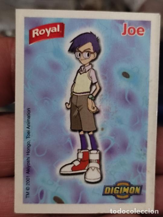 Coleccionismo cromos antiguos: DIGIMON ROYAL JOE CROMO PROMOCIONAL GELATINA YAGUR O SIMILAR 7 X 5 CMS