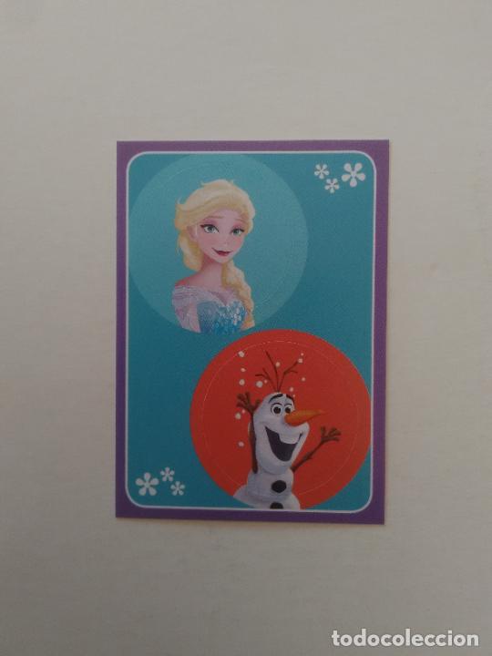 Colecionismo Cromos antigos: N&ordm; 35 A Y B DOBLE CROMO STICKER FROZEN DISNEY ENGLISH PANINI A&Ntilde;O 2016