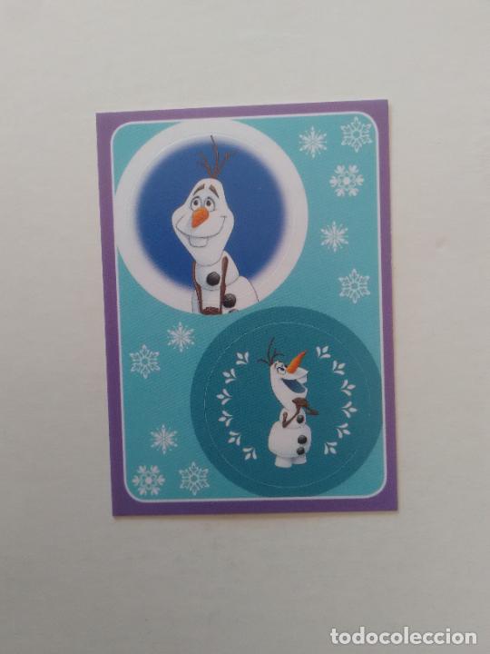 Colecionismo Cromos antigos: N&ordm; 9 A Y B DOBLE CROMO STICKER FROZEN DISNEY ENGLISH PANINI A&Ntilde;O 2016