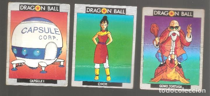 Coleccionismo cromos antiguos: 1 lote de 3 cromos dragon ball - Foto 1