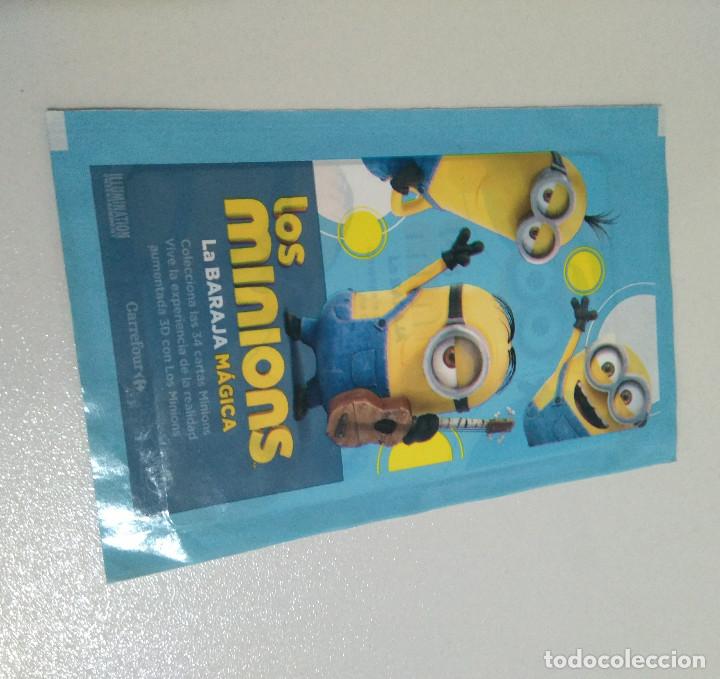 Coleccionismo Cromos antiguos: sobre cerrado minions minion baraja magica carrefour cards cartas