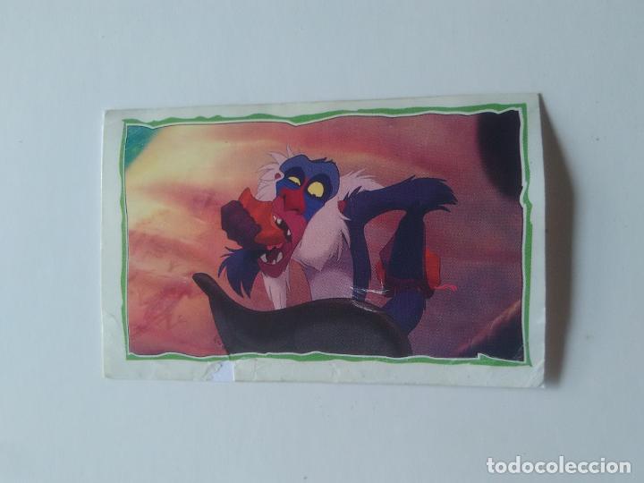 Coleccionismo Cromos antiguos: ANTIGUO CROMO EL REY LE&Oacute;N DISNEY THE LION KING PANINI A&Ntilde;OS 90