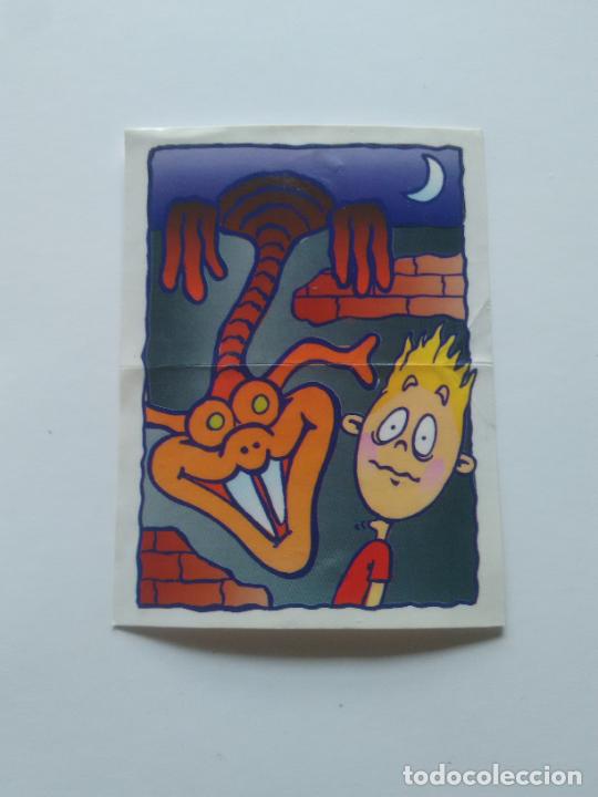 Coleccionismo Cromos antiguos: ANTIGUO CROMO PEGATINA A&Ntilde;OS 90 NI&Ntilde;O MIEDO TIPO PHOSKITOS