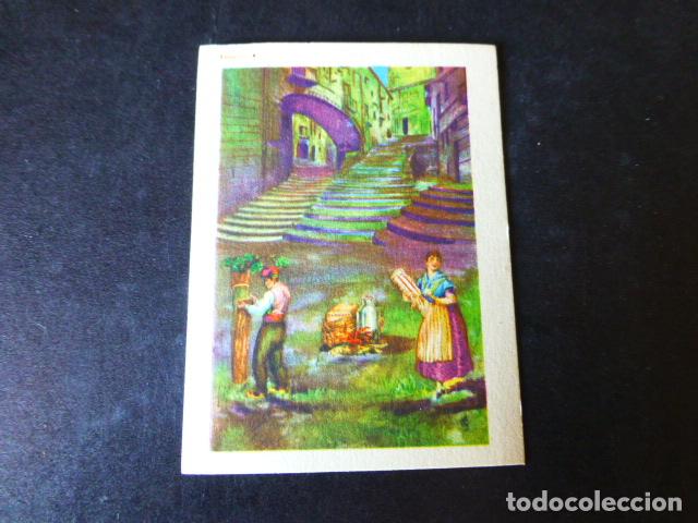 Coleccionismo cromos antiguos: GERONA TIPOS Y VISTA ANTIGUO CROMO A&Ntilde;OS 30