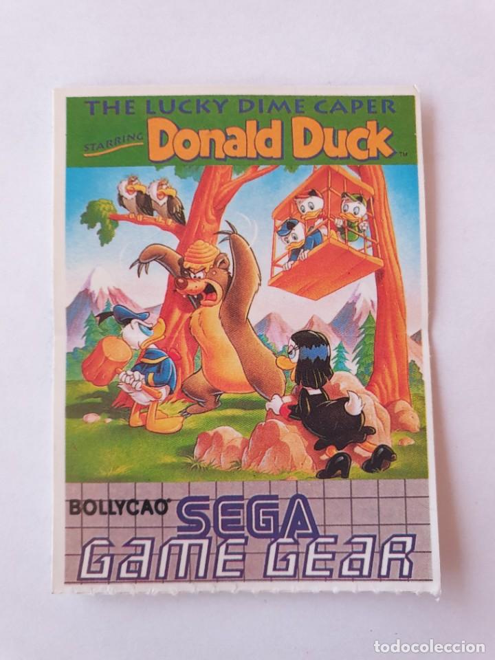Coleccionismo Cromos antiguos: Cromo Bollycao Sega Donald Duck de 1992