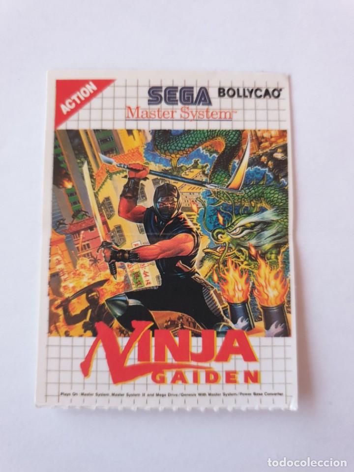 Coleccionismo Cromos antiguos: Cromo Bollycao Sega Ninja Gaiden de 1992