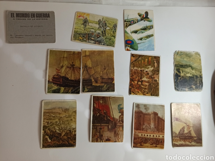 Collezionismo Figurine antiche: cromos el mundo en guerra 12 unitats