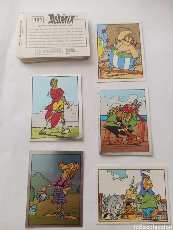 Coleccionismo cromos antiguos: cromos asterix panini 30 unidades - Foto 2