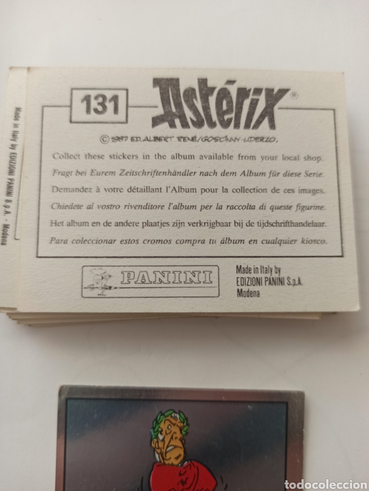 Coleccionismo cromos antiguos: cromos asterix panini 30 unidades - Foto 3