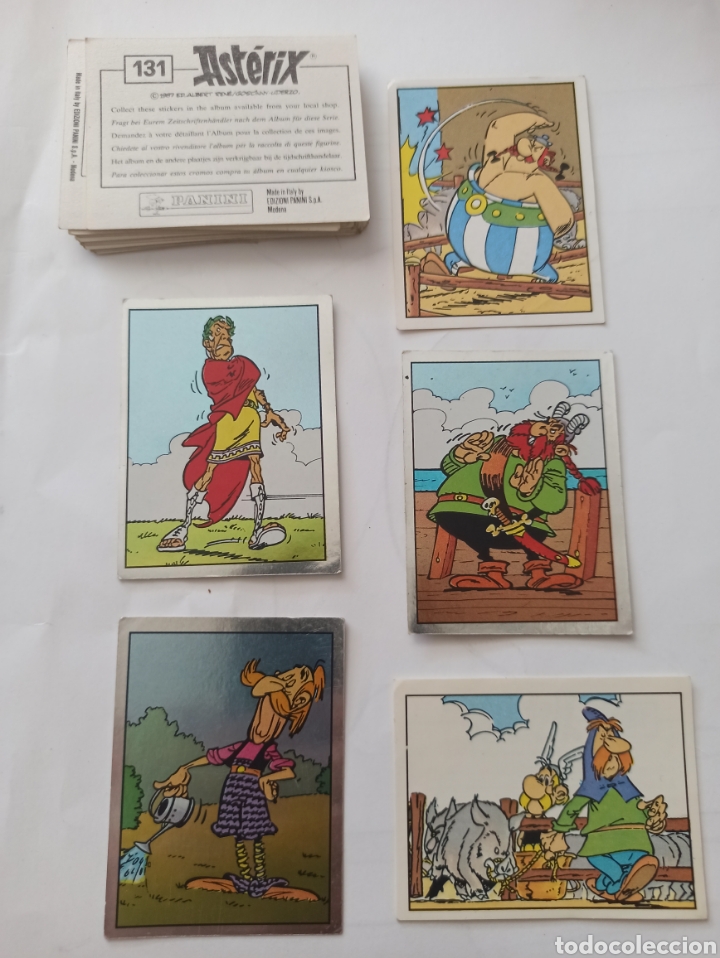 Coleccionismo cromos antiguos: cromos asterix panini 30 unidades - Foto 1