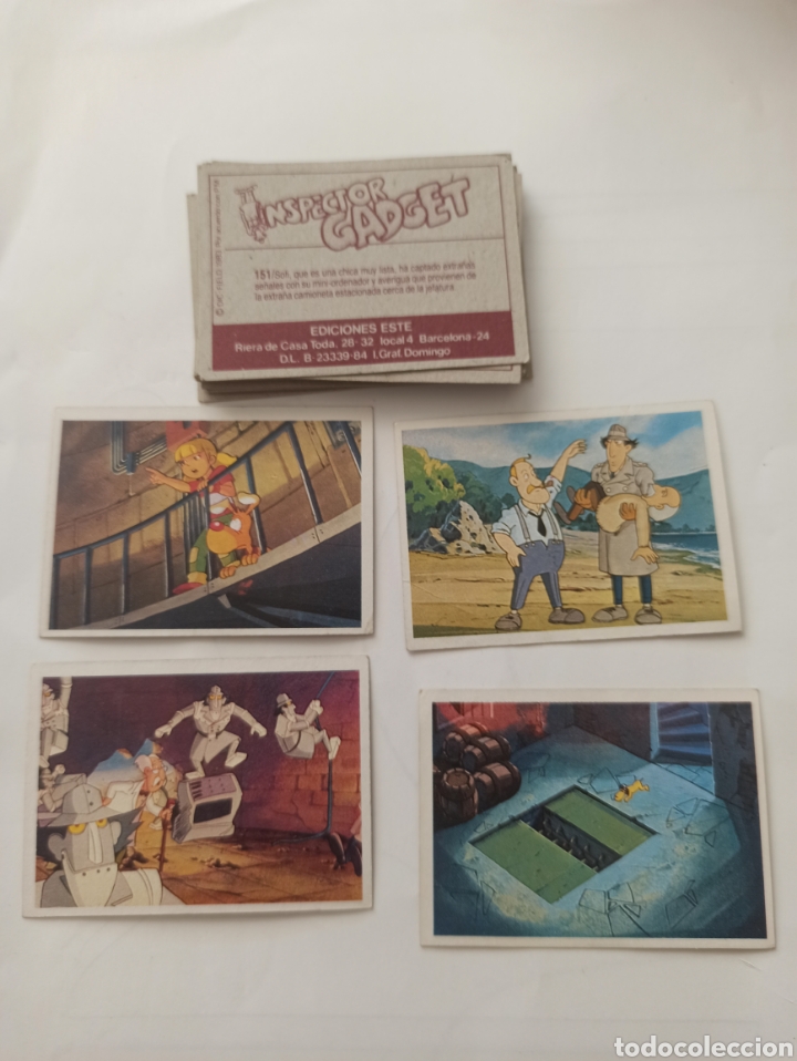 Coleccionismo cromos antiguos: cromos inspector gadget 21 unidades - Foto 2