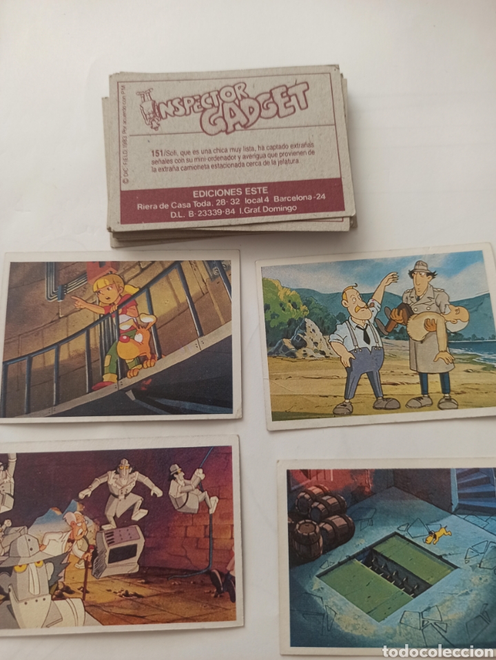 Coleccionismo cromos antiguos: cromos inspector gadget 21 unidades - Foto 1