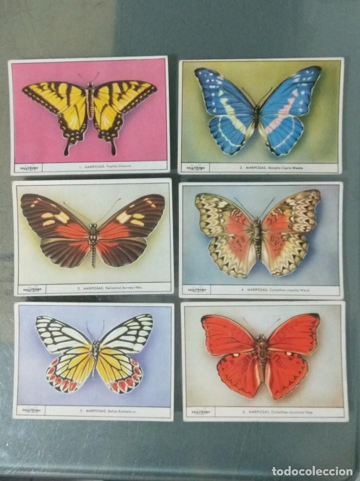 Coleccionismo cromos antiguos: GALLICROMO SERIE 3 COMPLETA. MARIPOSAS. - Foto 1