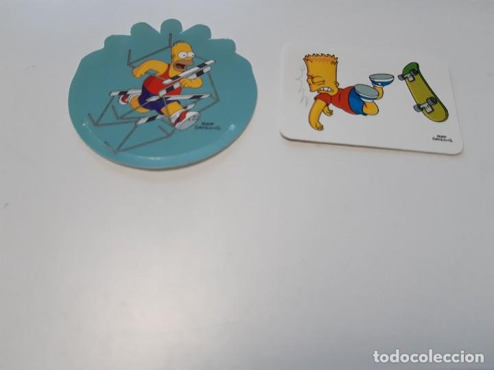 Coleccionismo cromos antiguos: LOTE 2 CROMOS LOS SIMPSOMS: BART Y HOMER - Foto 2
