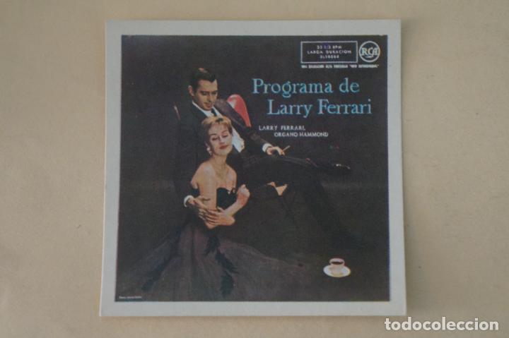 Coleccionismo cromos antiguos: CROMO DE LARRY FERRARI SIN PEGAR N&ordm; 37 A&Ntilde;O 1960 DEL ALBUM DISC-CROM