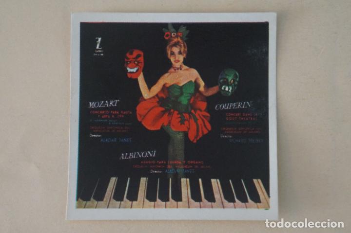 Coleccionismo Cromos antiguos: CROMO DE MOZART ALBINONI COUPERIN SIN PEGAR N&ordm; 113 A&Ntilde;O 1960 DEL ALBUM DISC-CROM