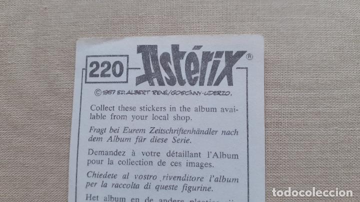 Coleccionismo cromos antiguos: CROMO ASTERIX. NUMERO 220. PANINI. A&Ntilde;O 1987. - Foto 5