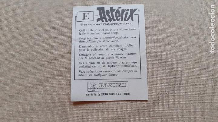 Coleccionismo cromos antiguos: CROMO ASTERIX. E. PANINI. A&Ntilde;O 1987. - Foto 5